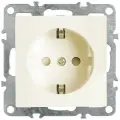 Розетка 1-местная с/з (механизм), серия Эрна, PST16-9110-02, слоновая кость