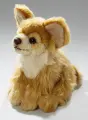 Игрушка мягкая натуралистичная LEOSCO Чихуахуа сидящая 17 см рыжая