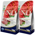 FARMINA CAT N&D GRAIN FREE QUINOA WEIGHT MANAGEMENT LAMB беззерновой диетический для взрослых кошек с ягненком и киноа (0,3 + 0,3 кг)