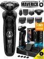 Электробритва мужская Manecode MAVERICK 7 в 1 с насадкой-триммером для бороды, усов, носа и зарядной станцией
