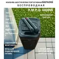 Колонка акустическая Караоке TWS1095А 120Вт P.M.P.O 6800W /Пульт/2 микрофона/Bluetooth/AUX/Usb/FM/Подключение гитары