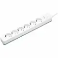 Perfeo POWER STREAM, 2500W, 3.0м, 6 розеток, белый (PF_C3971)