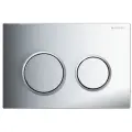Кнопка смыва GEBERIT 115.085.KH.1 Omega 20 21.2 см хром матовый