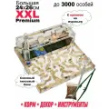 Большая муравьиная ферма XXL Premium 24*26см Полный комплект Сосна