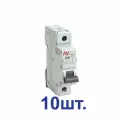 Автоматический выключатель EKF Averes AV-6 (mcb6-1-10C-av) 1P 10А тип АС 6 кА 230 В на DIN-рейку (10 шт.)