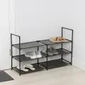 LaDо́m Полка для обуви LaDо́m, 3 яруса, 90×30×57 см, чёрная