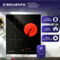 Варочная панель электрическая 45 см. DELVENTO V45D29S120 9 уровней нагрева зона расширения черного цвета