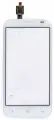 Сенсорное стекло (тачскрин) для Fly IQ4404 Spark белое