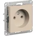 Розетка AtlasDesign 16А без заземл. без шторок механизм песочн. | код.ATN001241 | Systeme Electric (8шт.в упак.)