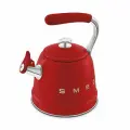 Чайник со свистком SMEG CKLW2001RD, красный, официальная гарантия
