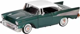 Модель машины MotorMax 1957 Chevy Bel Air, масштаб 1:24, зеленая