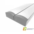 Ledcraft LC-LP0716M16-1x2Silver комплект из 2 шт серебро (1м профиль1м рассеиватель2 заглушки)