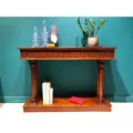 Консольный стол DOMKORLEONE, красное дерево (mahogany wood, HTCA-M, цвет орех NAA (светло-коричневый)