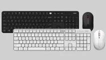 Набор клавиатура и мышь Mi Wireless Keyboard and Mouse Set 3 WXJS03YM, беспроводная, Grey