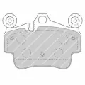 Колодки тормозные дисковые Ferodo fdb4330 для Porsche 911, Boxster, Cayman