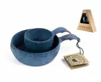 Финский набор посуды Kupilka 55/21 Craft Box (миска 550 мл, кукса 210 мл.), цвет: Blueberry