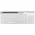 Клавиатура проводная A4Tech Fstyler FK25, мембранная, клавиш - 103, USB, белая