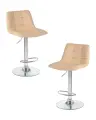 Стул барный DOBRIN Набор 2 шт Стул барный DOBRIN TAILOR, бежевый велюр (MJ9-10) арт. LM-5017-N_CH-M_V-MJ9-10