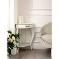Туалетный столик консоль в прихожую Элегант (белый) консольный столик