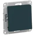 Переключатель одноклавишный изумруд, сх.6, 10АХ, механизм Schneider Electric AtlasDesign (комплект 6шт)