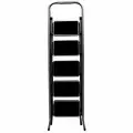 Стремянка ZALGER 9910-5 Jet Black 5 cтупенек, макс. нагрузка 120 кг, черная