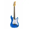 Электрогитара Stratocaster Синяя Fabio ST200 Blue H+S+S, 1V+2T (Электрогитара для начинающих)