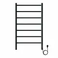 Полотенцесушитель электрический черный EL-TERM (Эл-Терм) лион 500х900 мм