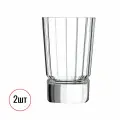 2 шт. Стопка Макассар Cristal D'arques хр. стекло 60мл D 49 H 79мм прозр. (Франция)