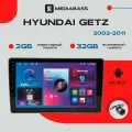 Магнитола Android 13 Hyundai Getz (2002-2011) Версия 1 , 2/32ГБ, QLED экран 1280*720, Хендай Гетц / Мультимедиа + переходная рамка