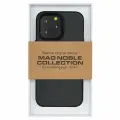 Чехол KZDOO MAG NOBLE, для iPhone 15 Pro Max MagSafe, оригинальная кожа, матовый — Чёрный
