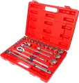 JTC Набор головок торцевых 1/2 12-ти гранных 10-32 мм в кейсе 24 предмета JTC-T424B