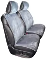 Накидка сиденья меховая искусственная мутон 2 предм. SKYWAY ARCTIC Серый Гладкая 1085