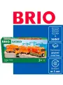 BRIO 36049 – Грузовой поезд Брио, оранжевый, с 2 вагонами и магнитной сцепкой
