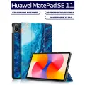 Чехол для планшета Huawei Matepad SE 11 (2024, AGS6-W09/L09) 11 дюймов, с магнитом и рисунком (Волна)