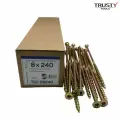 Конструкционные саморезы TCC 8х240 потайные (50 шт) Trusty TCC08240