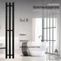 Полотенцесушитель электрический Primoclima Sol R E Black 100х15 см, П3