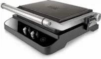Электрический контактный гриль Black+Decker BXGR2000 2000 Вт, черный