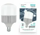 Лампа GAUSS Elementary T140 80W 6400lm 4000K E40 LED 1/8 63428