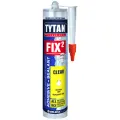 Клей-герметик Tytan FIX² CLEAR 290 мл. 1 шт. 357 г 290 мл 1 шт. прозрачный 0.05 м 5 см
