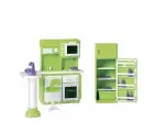 Кухня для кукол Огонек Конфетти зеленая, с аксессуарами (С-1581)