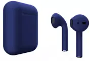 Беспроводные наушники Apple AirPods 2 Color (без беспроводной зарядки чехла), матовый темно-синий