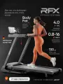 Беговая дорожка RFX T440, электрическая, складная, для дома, 130кг, 47 программ