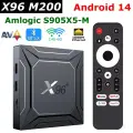 ТВ-приставка X96 M200 Amlogic S905X5M, Android 14.0, 4/32 ГБ, Wi-Fi/Bluetooth