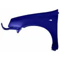 Крыло Калина 1 Слива 478 (пластиковое) переднее левое, окрашенное в цвет кузова