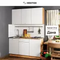 Кухонный гарнитур прямой Нонтон Дана, дуб крафт золотой / белый, 150 см