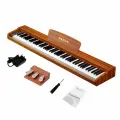 Цифровое пианино, клавиатура bluetooth 88, три педали, BL-280 оранжевый