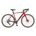 Гравийный велосипед Wels Darkstone (700C, красный, 580 мм, 11ск, 2024)