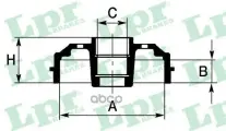 Барабан тормозной Lpr арт. 7D0591
