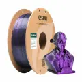Филамент eSUN Silk-PLA Magic для 3D принтера, Черно-фиолетовый 1 кг.