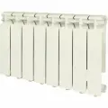 Радиатор отопления алюминиевый боковое подключение STOUT BRAVO 8 секций 350, батарея отопления радиаторы